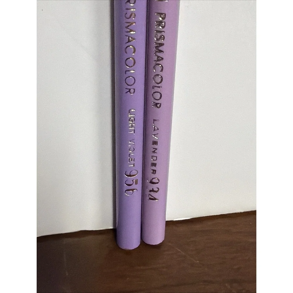 Berol Prismacolor Colored Pencil Light violet #956 Lavender #934 purple set